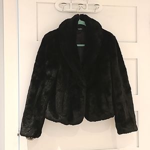Women's Mossimo Fur Look Jacket